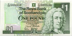 Schottland / Scotland P.351c 1 Pound 1997 (1) 