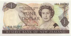 Neuseeland / New Zealand P.169a 1 Dollars (1981-85) AAA 0002045 (1) 