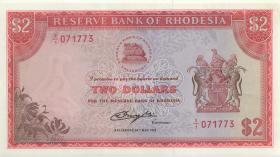 Rhodesien / Rhodesia P.39br 2 Dollars 24.5.1979 X/1 (1) 