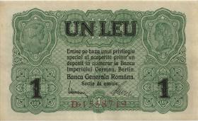 R.474a: Besetzung Rumänien 1 Leu 1917 (2) 