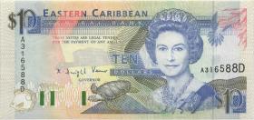 Ost Karibik / East Caribbean P.27d 10 Dollars (1993) (2) Dominica 