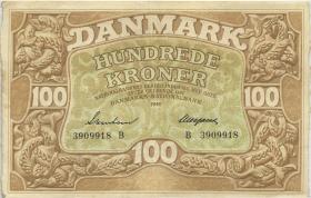 Dänemark / Denmark P.33b 100 Kroner 1940 U.1 (2) 