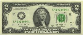 USA / United States P.538 2 Dollars 2013 L (1) 
