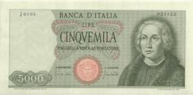 Italien / Italy P.098c 5.000 Lire 1970 (3+) 
