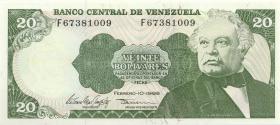 Venezuela P.063a 20 Bolivares 1998 (1) 