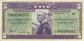 USA / United States P.M80 5 Dollar (1969) (3) 