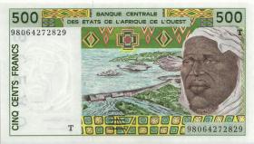 West-Afr.Staaten/West African States P.810Ti 500 Francs 1998 (1) 