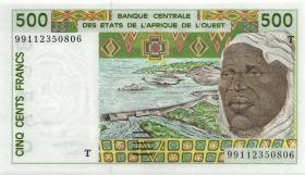 West-Afr.Staaten/West African States P.810Tj 500 Francs 1999 (1) 