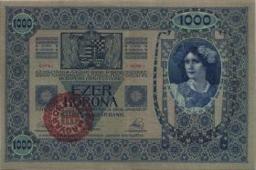 Ungarn / Hungary P.031 1000 Kronen 1919 (2) 