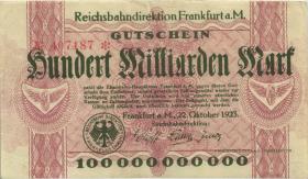 PS1224 Reichsbahn Frankfurt 100 Milliarden Mark 1923 (3) 