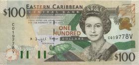 Ost Karibik / East Caribbean P.41v 100 Dollars (2000) (3) St. Vincent 