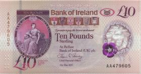Nordirland / Northern Ireland P.091 10 Pounds 2017 Polymer Serie AA (1) 