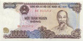 Vietnam / Viet Nam P.117a 100.000 Dong 1994 (2000) (1) BX 0111212 