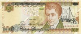 Honduras P.077i 100 Lempiras 2008 (1) 