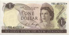 Neuseeland / New Zealand P.163cr 1 Dollars (1975-77) * (1) 