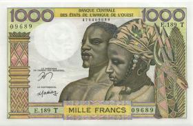 West-Afr.Staaten/West African States P.803Tm 1000 Francs o.D. (1/1-) 