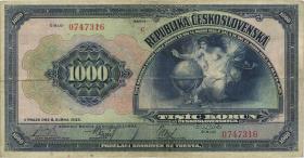 Tschechoslowakei / Czechoslovakia P.25s 1000 Kronen 1932 Specimen (3) 