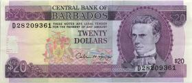 Barbados P.44 20 Dollars (1993) (2) 