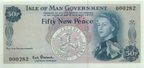Insel Man / Isle of Man P.27 50 New Pence (1969) 000282 (1) 