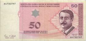 Bosnien & Herzegowina / Bosnia P.068a 50 Kover. Marakka (1998) (3) 