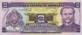 Honduras P.080Af 2 Lempiras 2006 (1) 