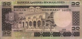 Somalia P.19 20 Shilin = 20 Shillings 1975 (3) 