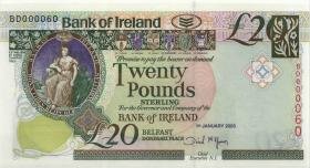 Nordirland / Northern Ireland P.080a 20 Pounds 2003 BD 000060 (1) 