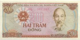 Vietnam / Viet Nam P.100b 200 Dong 1987 (1) 
