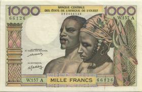 West-Afr.Staaten/West African States P.103Ag 1000 Francs o.D. (2) 