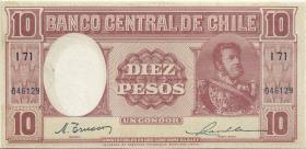 Chile P.111 10 Pesos = 1 Condor (1947-1958) (1) 