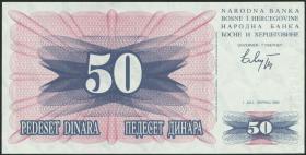 Bosnien & Herzegowina / Bosnia P.012 50 Dinara 1992 (1) 