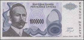 Bosnien & Herzegowina / Bosnia P.155 1.000.000 Dinara 1993 (1) 