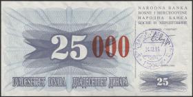 Bosnien & Herzegowina / Bosnia P.054d 25000 Dinara 1993 (1) 