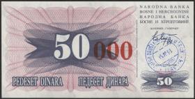Bosnien & Herzegowina / Bosnia P.055b 50000 Dinara 1993 (1) 