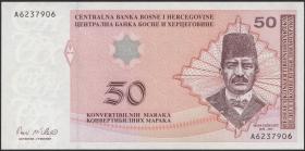 Bosnien & Herzegowina / Bosnia P.067a 50 Konver. Maraka (1998) (1) 