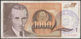 Bosnien & Herzegowina / Bosnia P.002 1000 Dinara (1992) (3) 