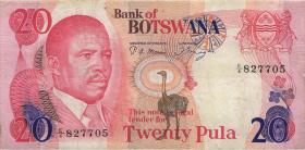 Botswana P.10a 20 Pula (1982) (3) 