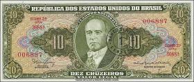 Brasilien / Brazil P.183b 1 Cent. auf 10 Cruz. (1966-67) (1) 