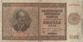 Bulgarien / Bulgaria P.061a 1000 Lewa 1942 (4) 