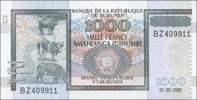 Burundi P.46 1000 Francs 2009 (1) 