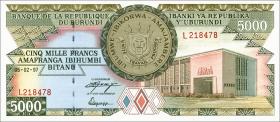 Burundi P.40 5000 Francs 1997 (1) 