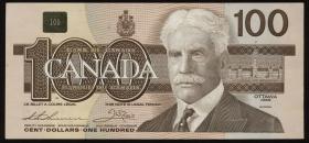 Canada P.099a 100 Dollars 1988 (1) 