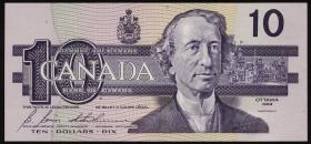 Canada P.096b 10 Dollars 1989 (1) 