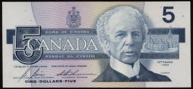 Canada P.095c 5 Dollars 1986 (1) 