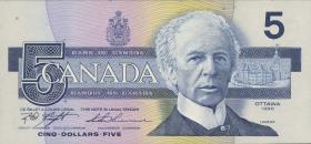 Canada P.095d 5 Dollars 1986 (1) 