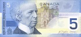 Canada P.101c 5 Dollars 2002/2004 (1) 