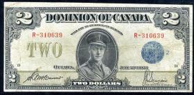 Canada P.034c 2 Dollars 1923 (3) 
