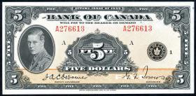 Canada P.042 5 Dollars 1935 (1) 