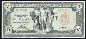 Canada P.S0965A 5 Dollars 1917 (2) 