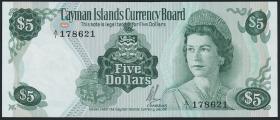 Cayman-Inseln P.02a 5 Dollars (1971) (1) 